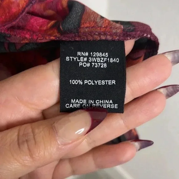 Max + Ash | Floral Balloon Sleeve Dress | Sz XL - Picture 7 of 10